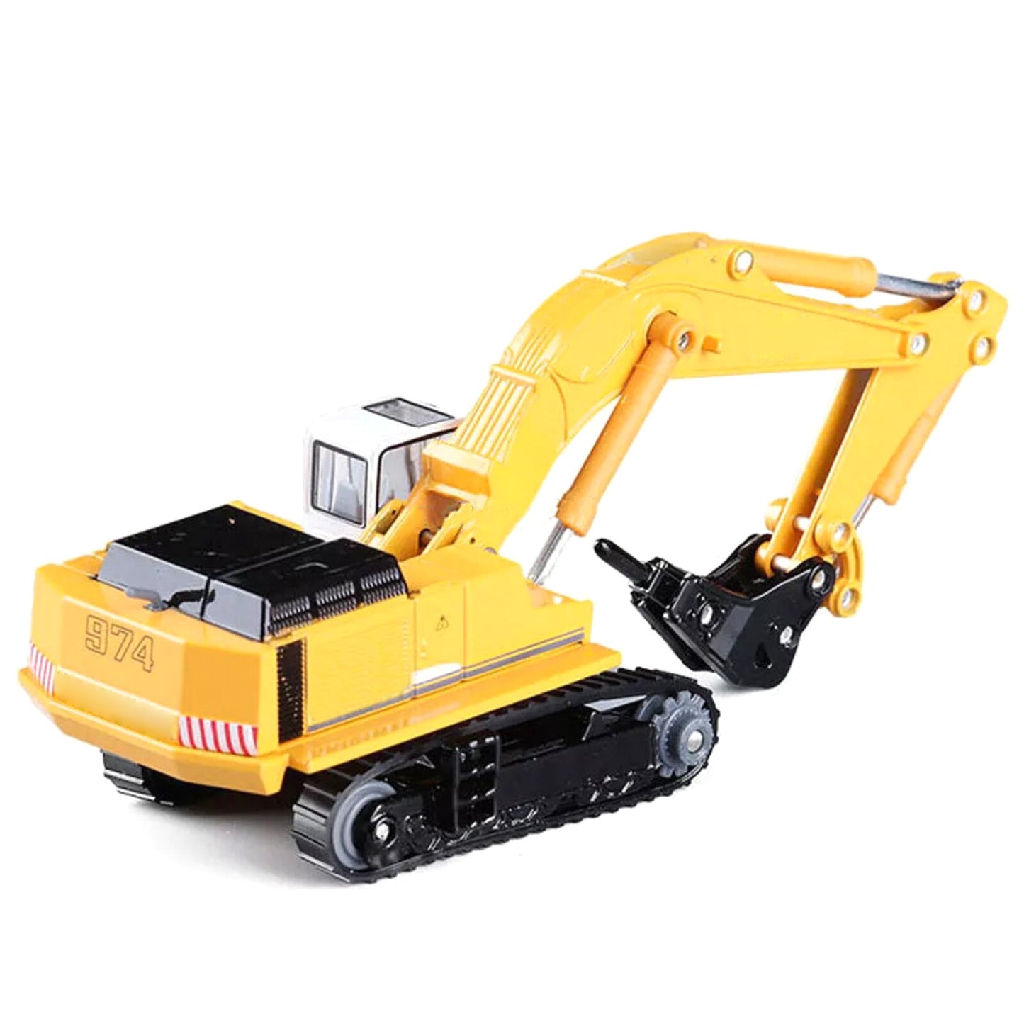 16.8cm Alloy 1/87 Tracked Broken Machine Construction Vehicle Model Decor