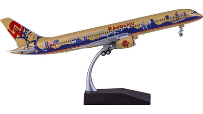 1:200 GeminiJets American West BOEING 757-200 Passenger Airplane Diecast Model