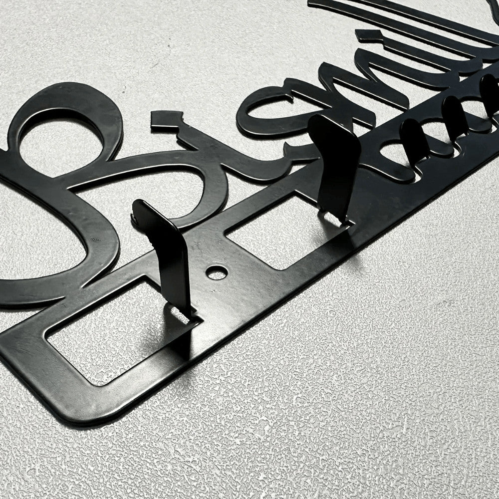 Islamic Metal Wall Art Key Holder Luxury Arab Home Decor Ramadan Eid Festival
