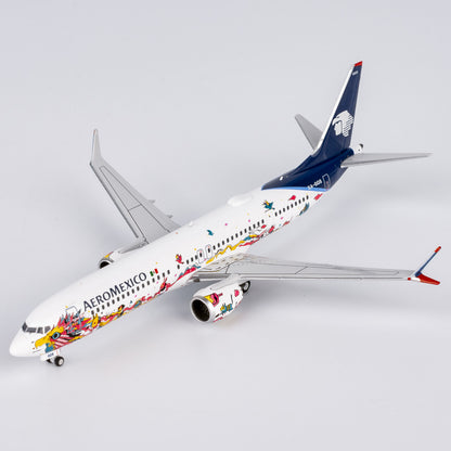 1:400 NGmodels Aeroméxico B737 MAX 9 Passenger Airplane Diecast Plane Model