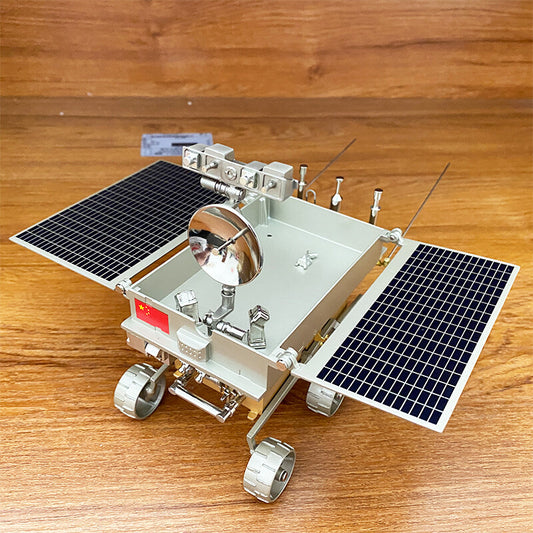 1:12 Scale Chinese Alloy Yutu Rover Lunar Probe Model Collection Toy