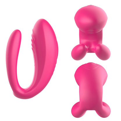Women Couple Vibrator for Clitoris G-Spot Stimulation Waterproof Rechargable