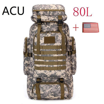 Mountaineering Bag 80L/100L Bag Backpacks Backpack Outdoors Camping Travel Bags