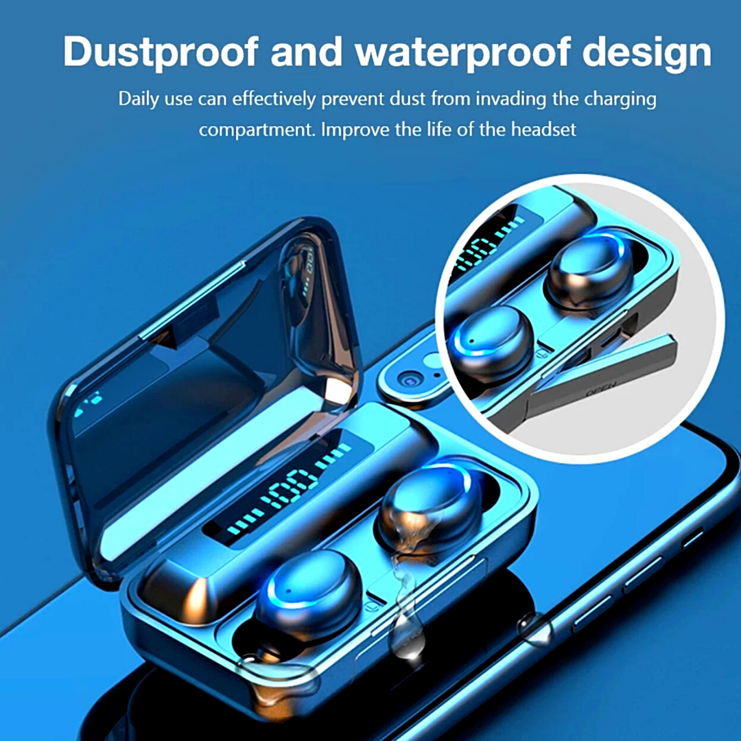 5 X Bluetooth Earbuds for Iphone Samsung Wireless Earphone Waterproof IPX7 USA