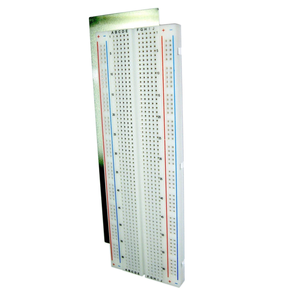 Solderless Plug-In Breadboard 830 Tie Points, 6.5" x 2.1" - ROHS Compliant