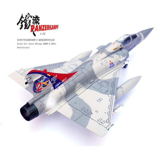 1:72 Panzerkampf Taiwn Air force Mirage 2000-5 20th Fighter Plane Diecast Model