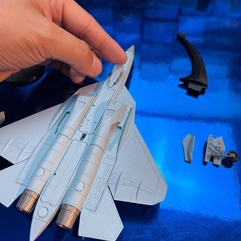 1: 100 Su-57 Fighter Jet Model Digital Camouflage Coating Alloy