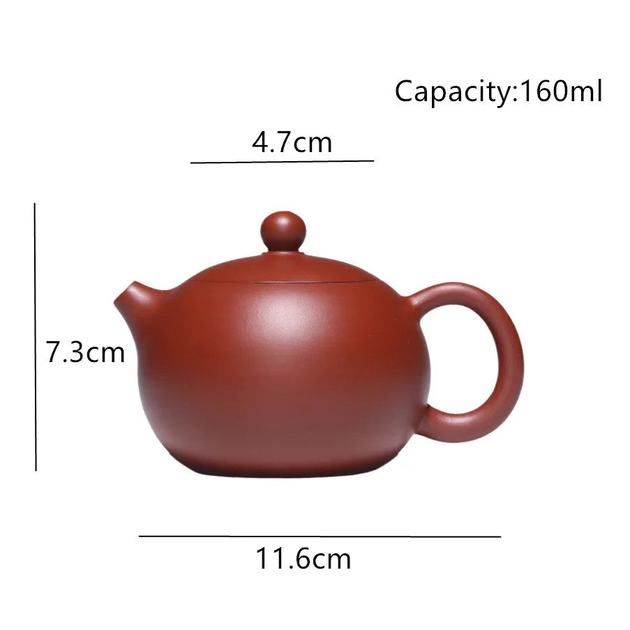 Chinese Yixing Zisha Teapot Handmade Dahongpao Tea Set Infuser Xishi Kettle