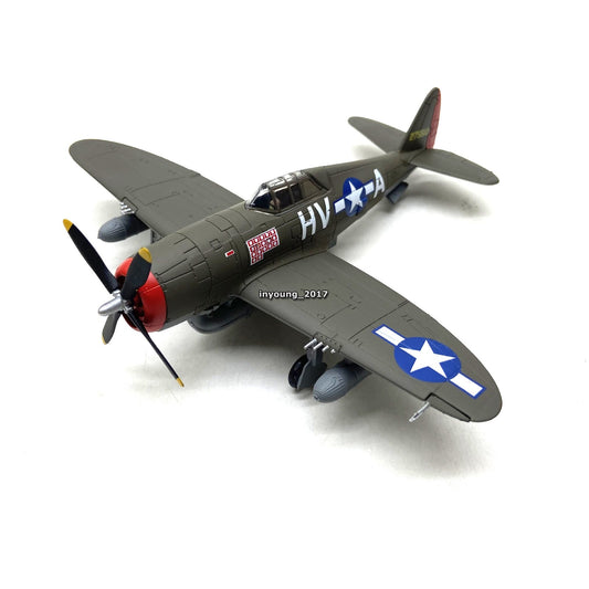 1:72 WWII P-47 Thunderbolt Fighter Airplane Model Diecast Military Plane Model