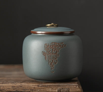 Sealed Canister For Loose Tea Real Yixing Zisha Purple Clay Jar With Lid Small