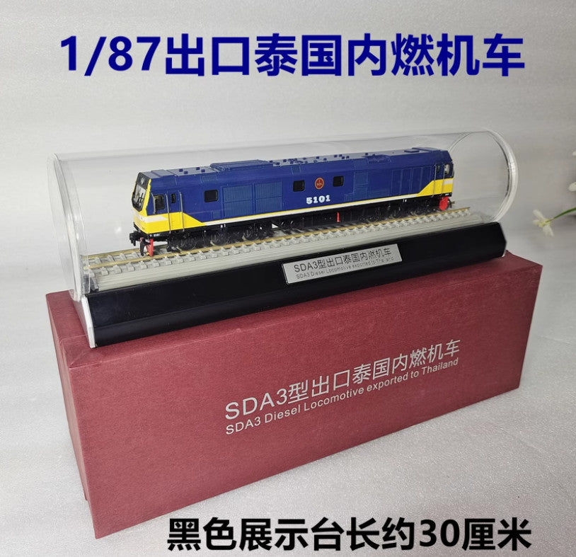 1:87 SDA3 Diesel Locomotive Exported to Tailand Train Diecast Model Collection