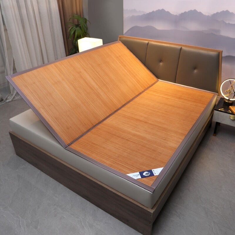 Bamboo Mat Thin Sleeping Mat For Bed Queen King Size Double Faces Folding China