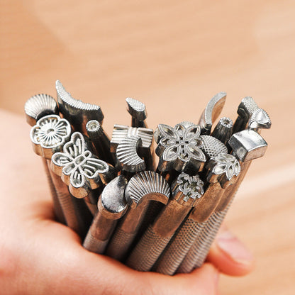 20pcs Embossing Printing Sculpting Art Texture Butterfly Flower DIY Pottery Tool