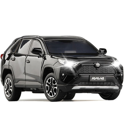 1/32 RAV4 Model Toy Car Alloy Metal Diecast Toy Vehicle Boys Toys for Kids Gifts