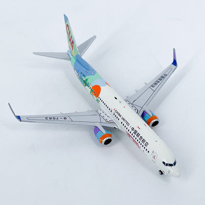 1:400 NG Models CHINA UNITED B737-800 Passenger Airplane Diecast Aircraft Model