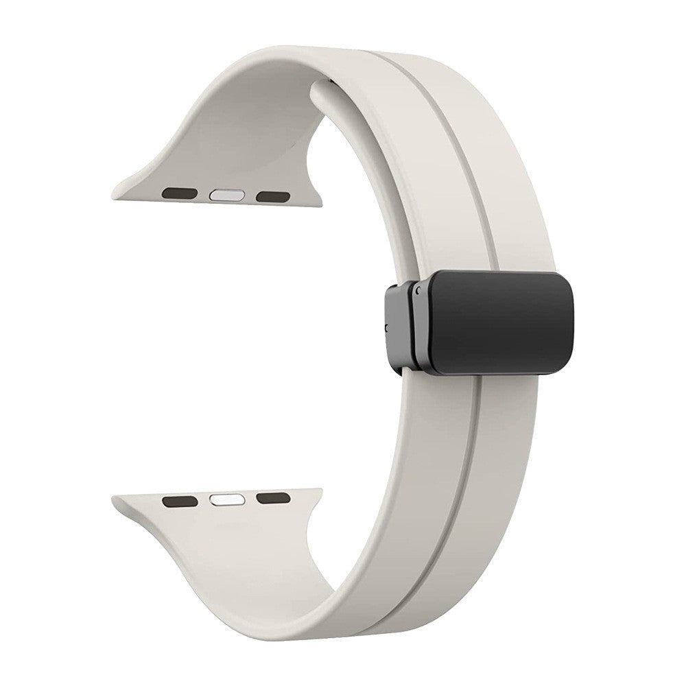 Suitable for Apple Watch 10 ultra2 silicone strap iWatch magnetic buckle strap
