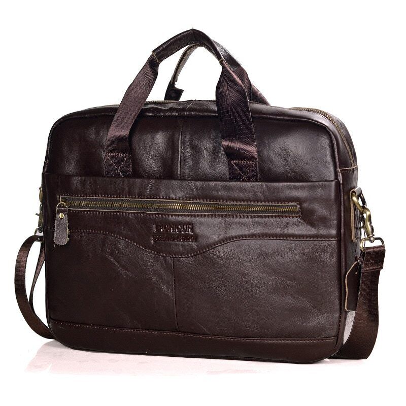 Men Genuine Leather Handbags Leather Travel Bags Men's Crossbody Shoulder Bag