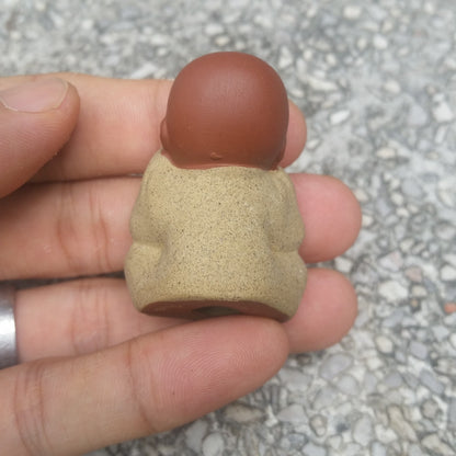 Decompression Tea Pet Yixing Zisha Mini Tea Play Handmade Craft Creative Monk