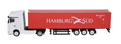 1:87 40GP Metal Shipping Container Truck Model Toy Home Office Decor Gift