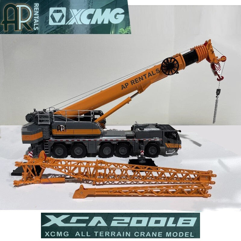 1:50 XCMG XCA200L8 All Terrain Crane Construction Equipment Diecast Model