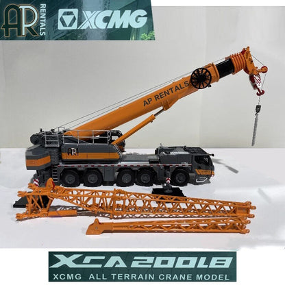 1:50 XCMG XCA200L8 All Terrain Crane Construction Equipment Diecast Model