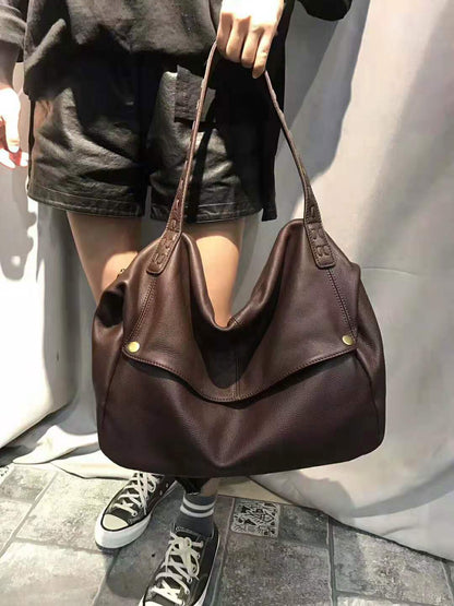Cowhide Woven Bag is a One-Shoulder Cross-slung Bag for Women