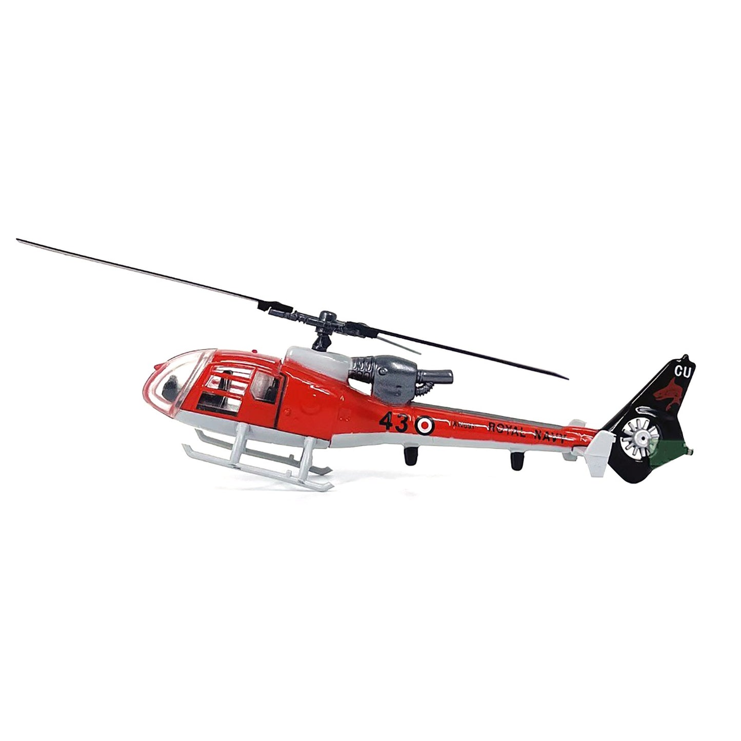 1/100 Scale For Aerospatiale SA341/342 Gazelle Helicopter Finished Model Gift