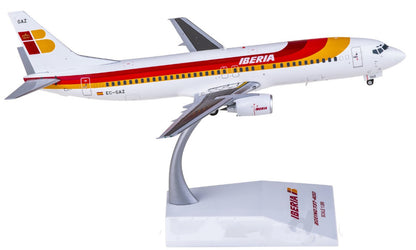 1:200 JC Wings Iberia B737-400 EC-GAZ Passenger Plane Diecast Aircraft Model