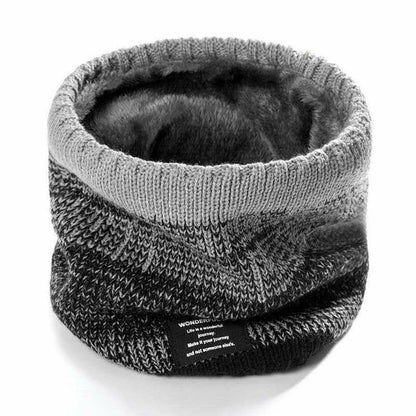 Winter Hiking Scarf Bandana Mask Cashmere Knitted Neck Warmer Face Fleece Shawl