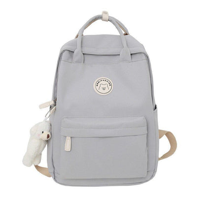 Student Backpack Waterproof School Bag Laptop Book Traveling Bag 27*13*37CM Blue