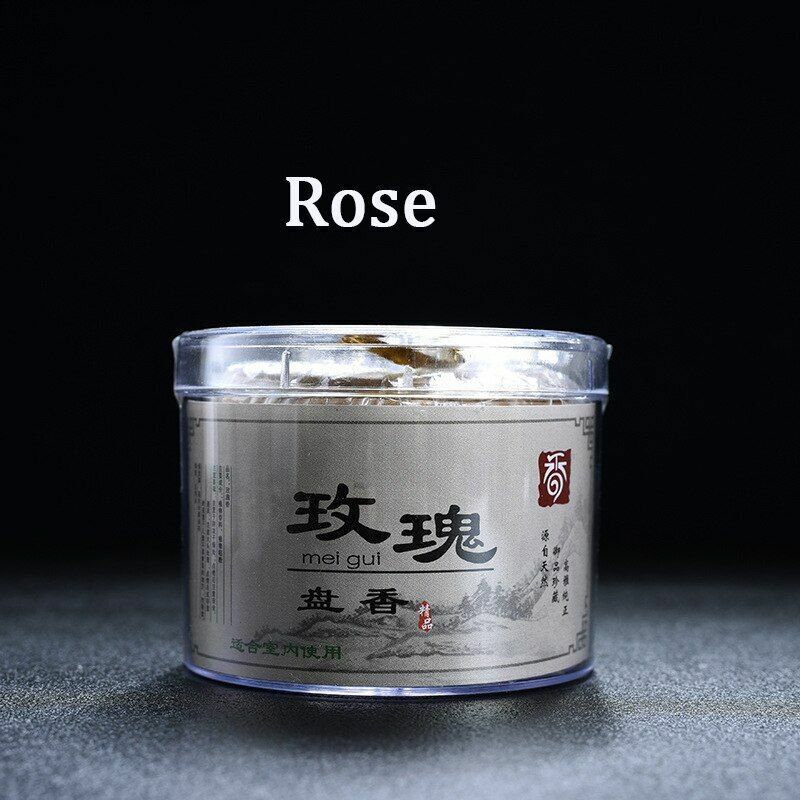 4 Hour Incense Coil Tibetan Sandalwood Wormwood Jasmine Home Aromatic Fragrances