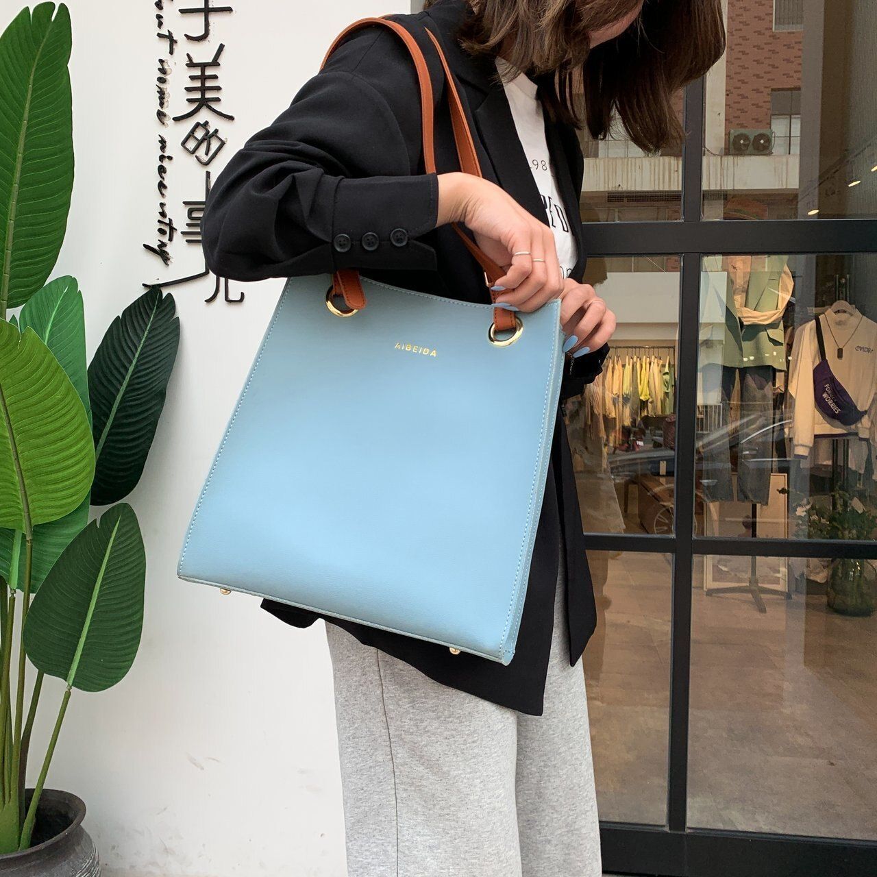Handbag Fashion Bag Designer Luxury Leather Shoulder Bag Female Sac 27*31*11 CM