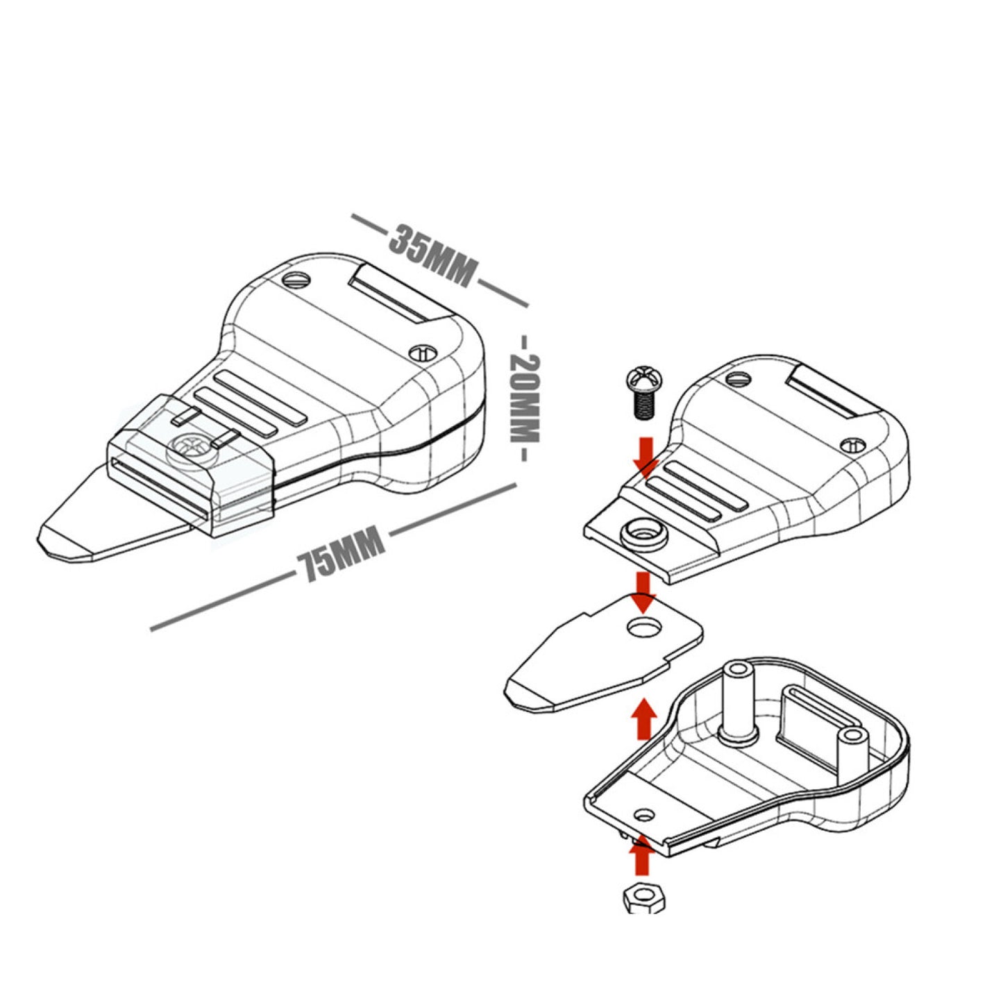 4in1 Model Replaceable Mold Opener Making Tools for Gundam Hobby DIY Accessories