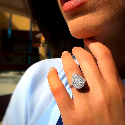 Anillo De Acero Inoxidable Para Mujer Woman Boda Fiesta Sortija De Gift Jewelry
