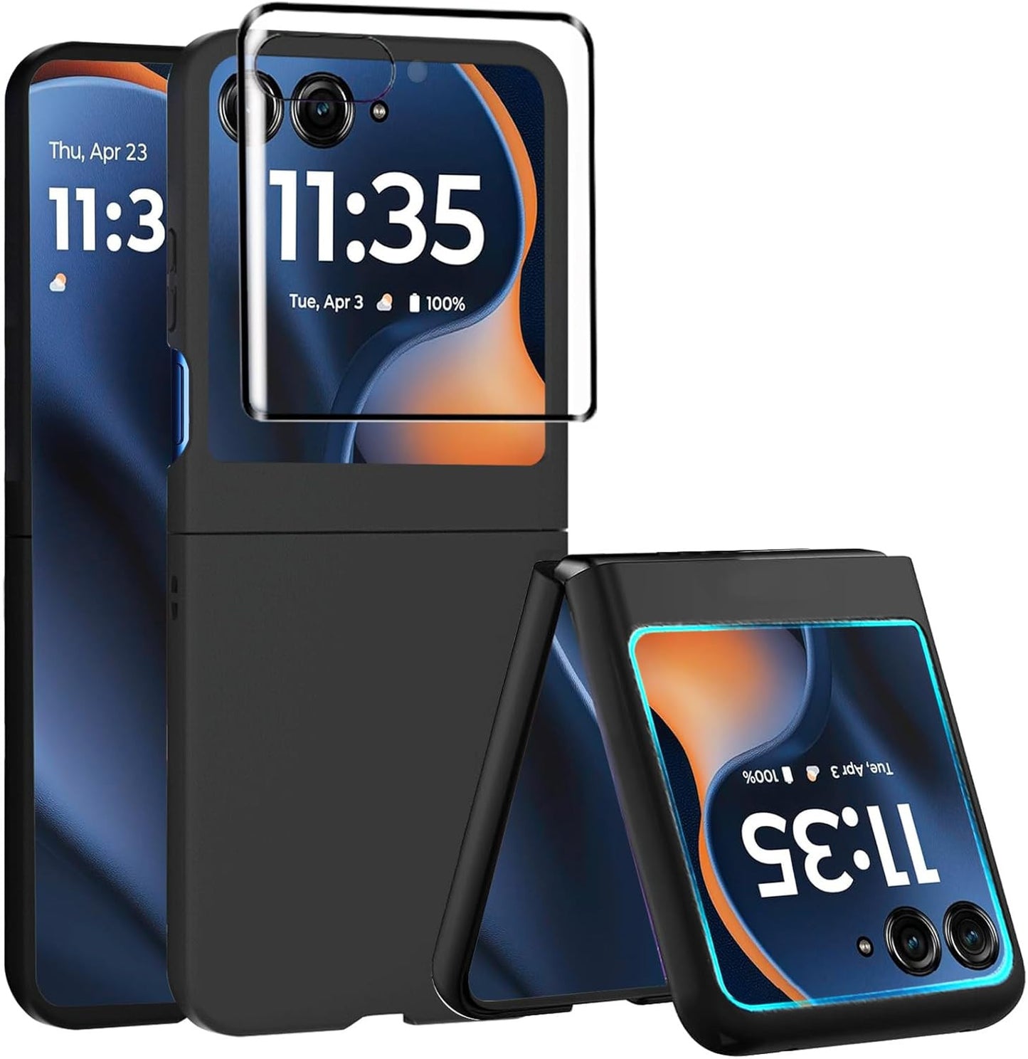 Case for Motorola Razr 2025,Razr 2025 Phone Case with Screen Protector,Slim Thin