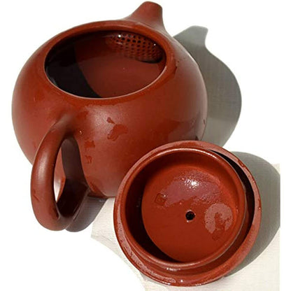 Teapot Chinese Yixing Genuine DaHongPao Clay Red Xishi Ball Filter 8oz/240ml pot