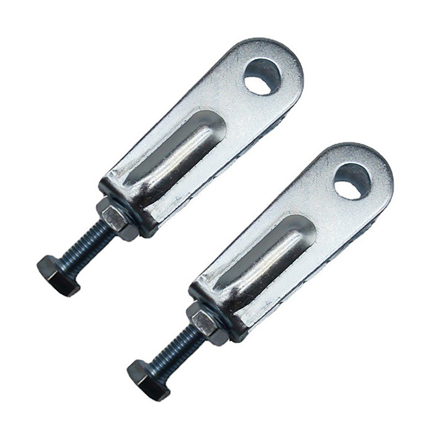 2PCS Wheel Chain Puller Adjuster Tensioner Kit For Yamaha Tri-Z YTZ250 1985-1986