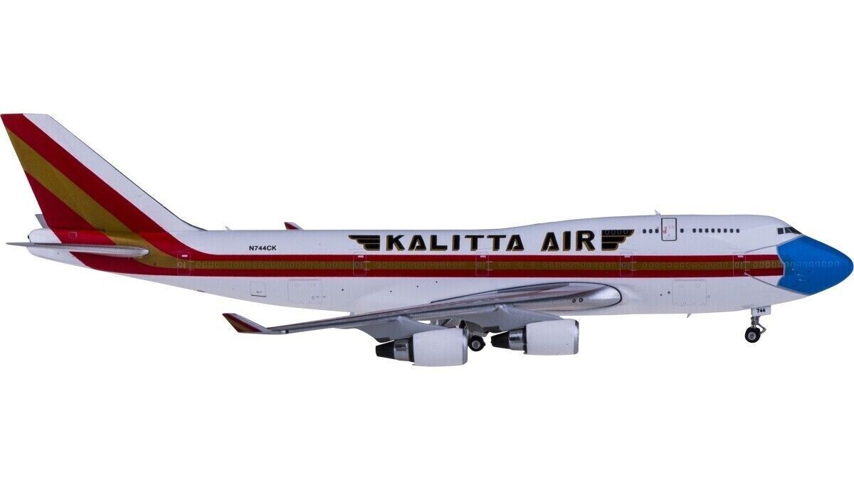 1:400 Phoenix Kalitta Air BOEING 747-400 Passenger Airplane Diecast Plane Model