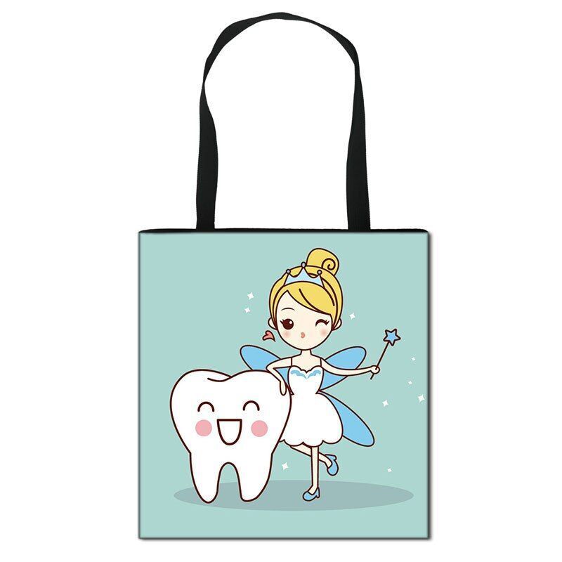 Handbag Casual Tote Bag Shoulder Purse Travelling Storage Pouch Polyester Print