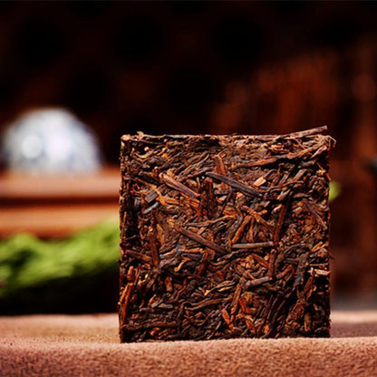 Ten Years Old Pu-erh Class Puerh Tea Cooked Pu'er Tea Shu Puer Brick 200g