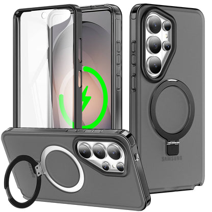For Samsung Galaxy S26/S26 Ultra/S26 Plus Full Body Case with Magnetic Stand