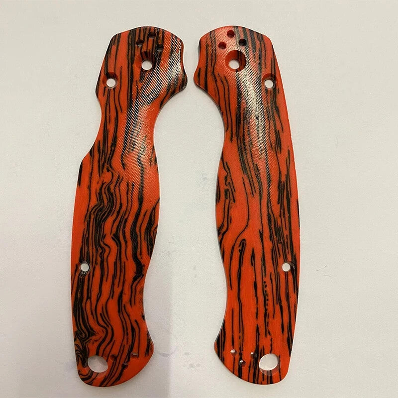 1 Pair G10 Handle Scales Fits For Para Spyderco Paramilitar C81 MPCW2 Knives