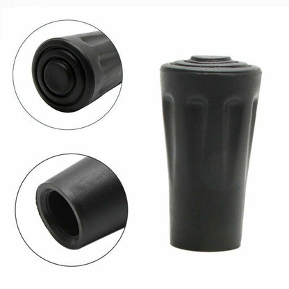 1Pc Anti Shock Walking Stick Telescopic Trekking Hiking Poles Canes Rubber Tips