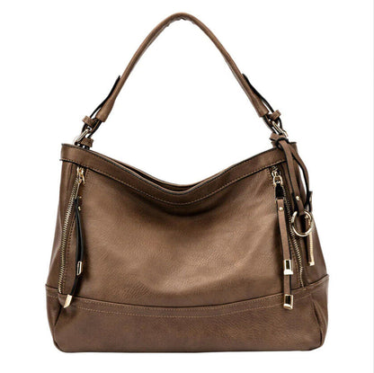 Celela Women PU Leather Tote Shoulder Bag Crossbody Bag Handbag Purse