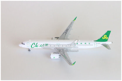 1:400 JC Wings Spring Airlines AIRBUS A321neo Passenger Airplane Diecast Model