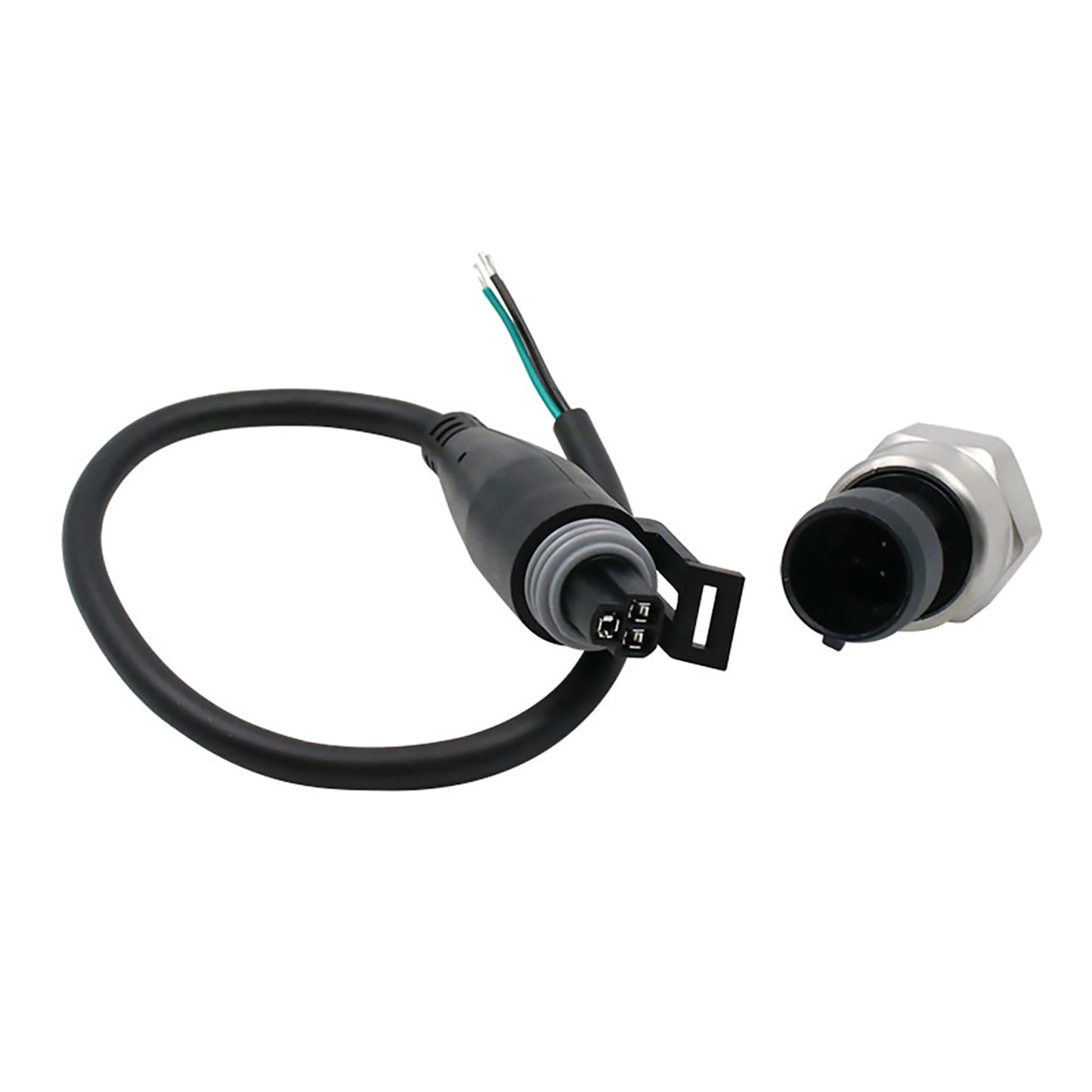 UNIVERSAL 5V PRESSURE TRANSDUCER SENDER 300 PSI OIL FUEL AIR WATER W/ CONNECTOR