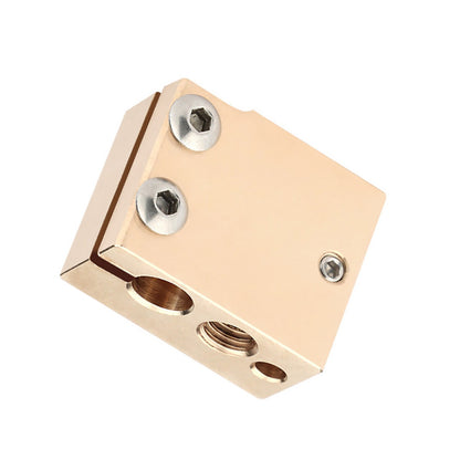 Brass Volcano Heater Block Hotend Head For E3D Hotend V6 Extruder PT100 A