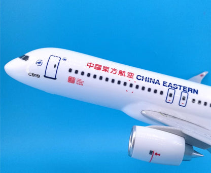 47CM CHINA EASTERN COMAC C919 B-919A Passenger Airplane Resin Aircraft Model