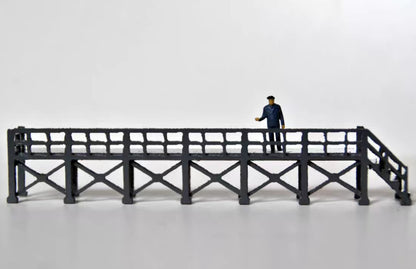 1/87 Locomotive Maintenance Platform Scene Model (Without Dolls, Trains, Etc.)