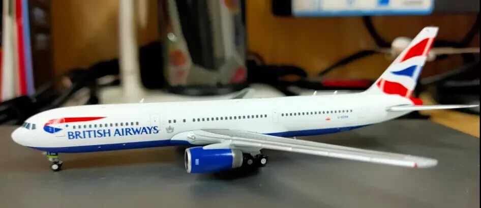 1:400 JC Wings BRITISH AIRWAYS BOEING 767-300ER Passenger Airplane Diecast Model